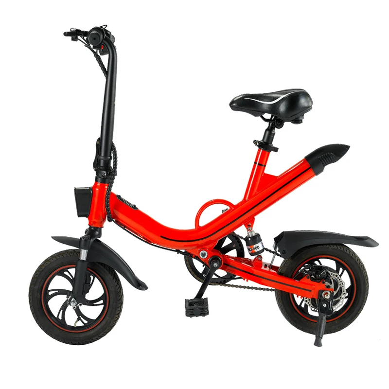 Ready stock 14 inch cheap price mini portable Electric Folding city Bike e-bike in Eu US warehouse