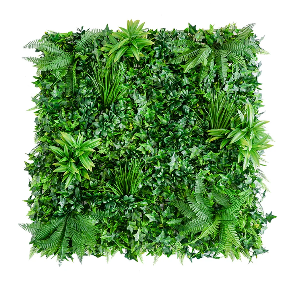 Supplies vertical garden decorative uv-proof greenery hedge artificial grass wall panels for backdrop