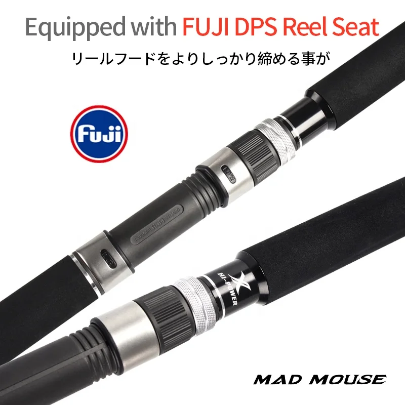  Mad Mouse Popping Rod новинка Япония полный Fuji части поперечный карбоновый катер Удочка Kuroshio 2 4 m 80H 64 88XH 28kgs PE3-10 удочка для