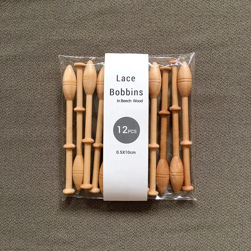 DIY Wooden Tool Craft Weaving Tool Wooden Bobbin Lace Weaving Wooden Lace Bobbin