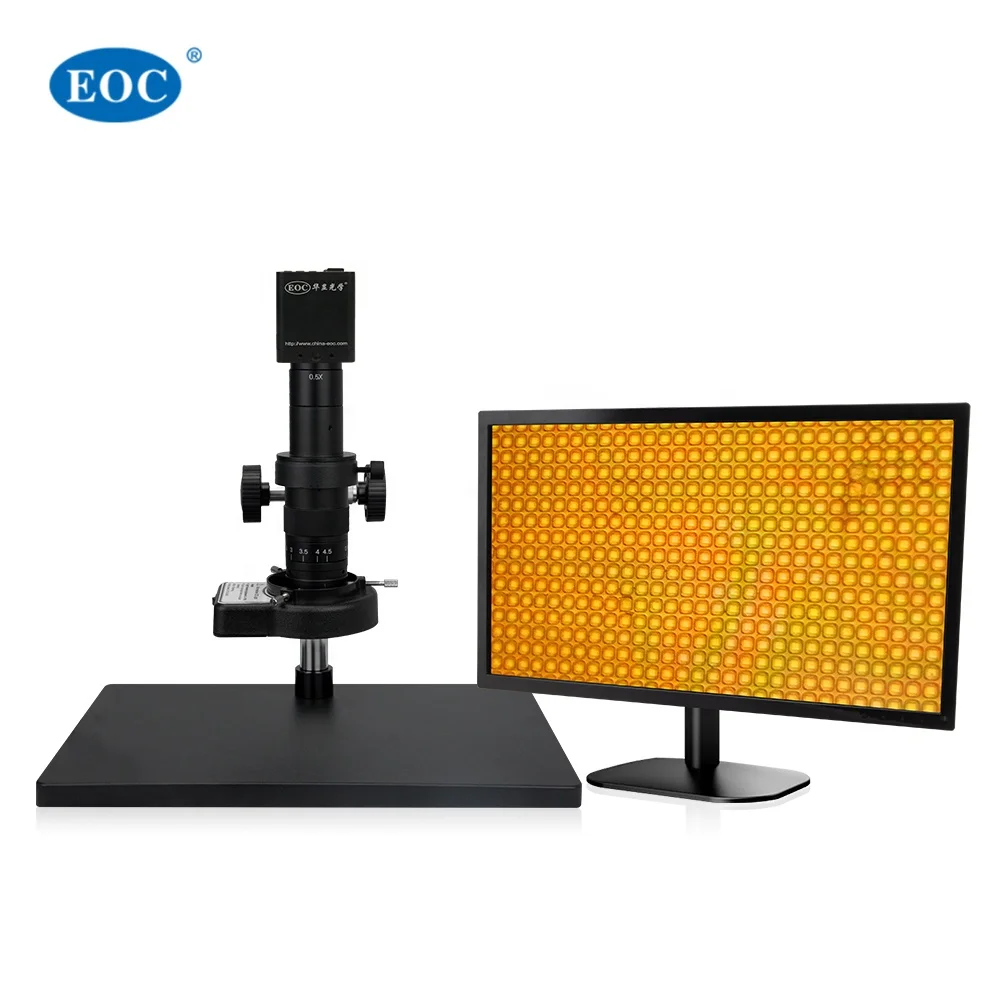 EOC 16MP electronic camera monocular video zoom pcb repair lcd monitor digital microscope for h-d-m-i microscope