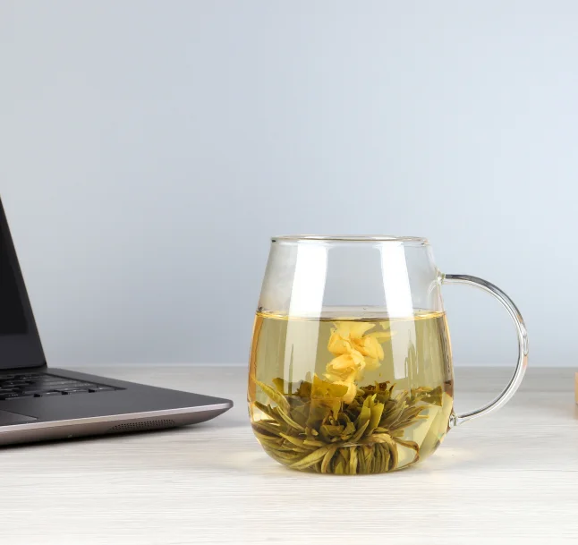 
2021 EU new blooms hand made blooming tea of jasmine and lily flavor 