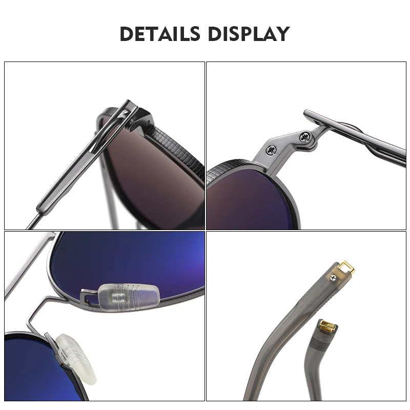 DLX101 New Fashion Pilot Sunglasses Women Oversized Luxury Sunglasses for Female Vintage Gradient Shades