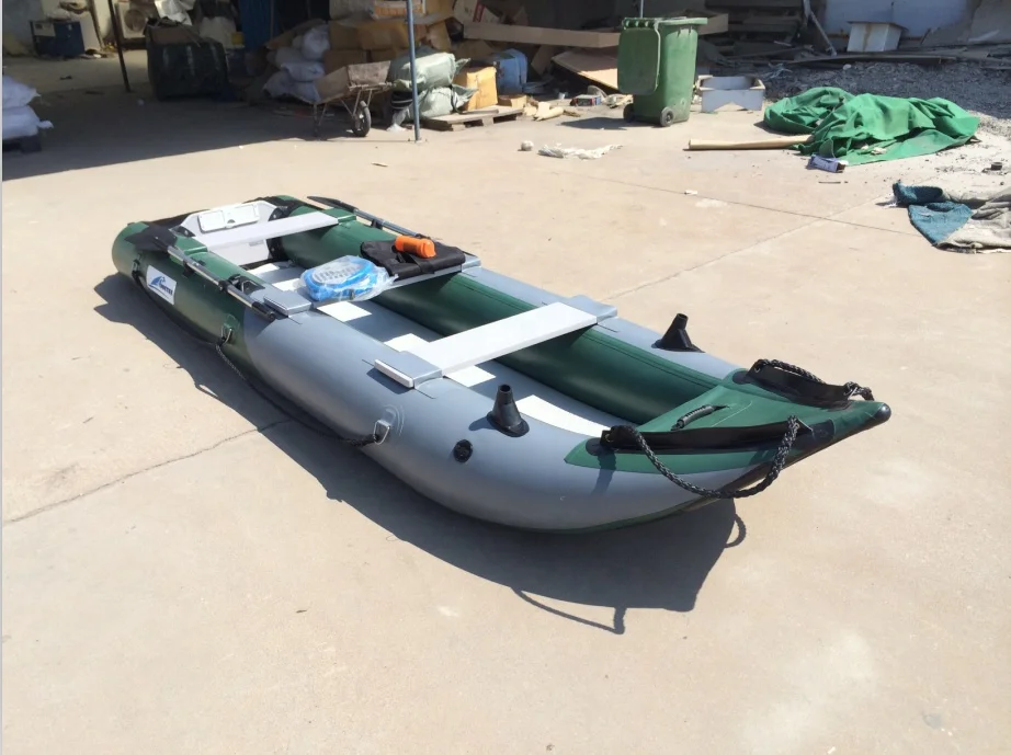 GTK410   Goethe Goboat CE PVC Boat 13.5ft Inflatable Boat Sea Fishing Rowing Kayak