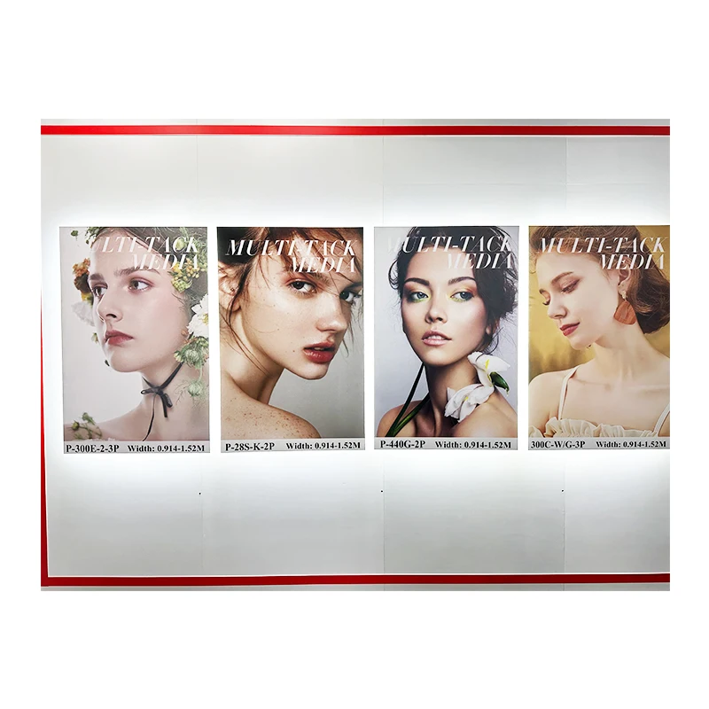 New Self-adhesive advertising material  Multi-tack Media