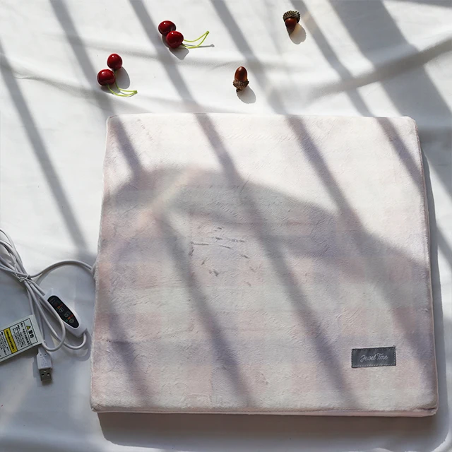 Foot rest warm pad sitting cushion USB electric heating massage cushion pillow office school home car seat cushions