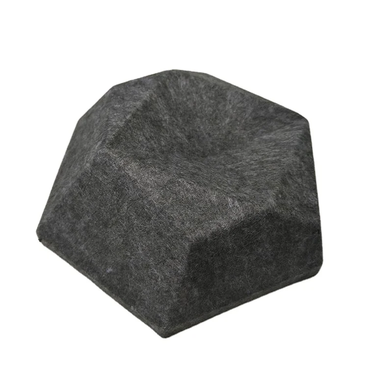 Customizable 3D Polyester Fiber Acoustic Wall Panel Decoration Sound Absorbing Panel Soundproof Theater Home Recording Studio