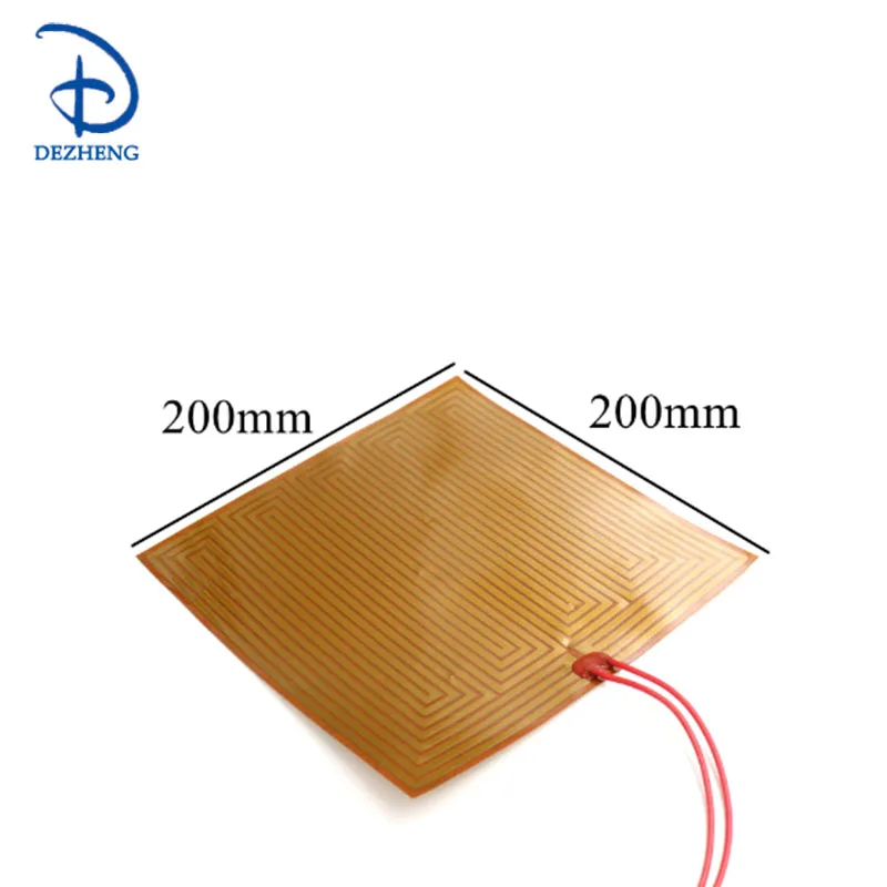 Kapton  Polyimide Heater PI Heating Film Plate Electric Heated Panel Pad Mat Electrotherma Flexible Adhesive Foil
