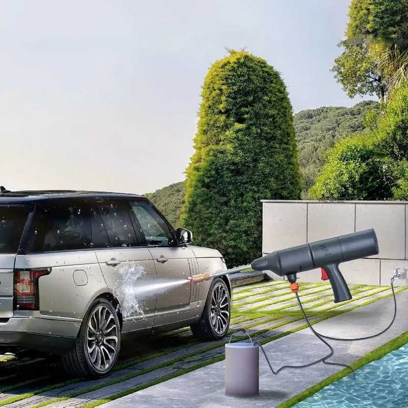 Easy to carry wireless electric car wash gun
