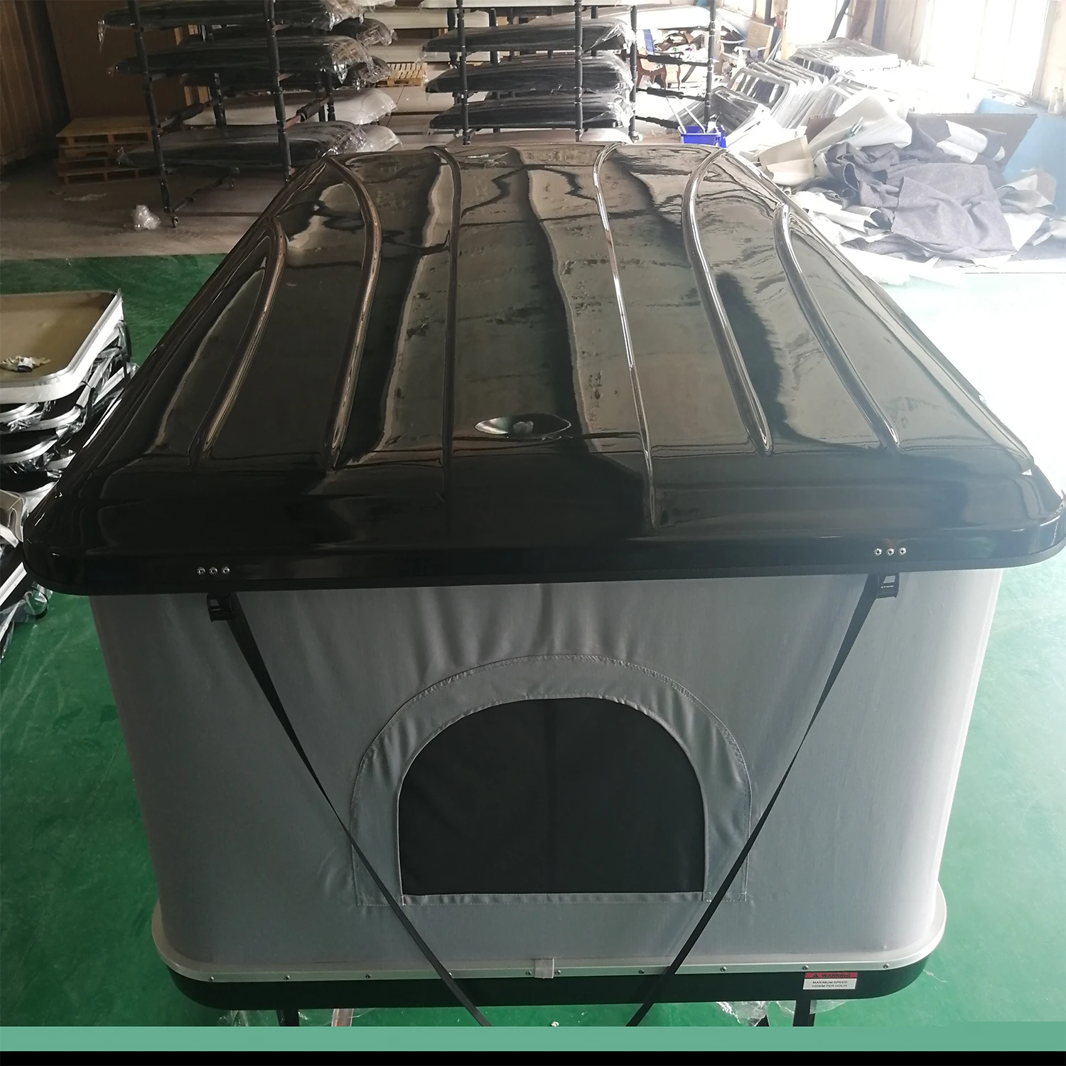 double people outdoor camping new material roof top car tent hard shell