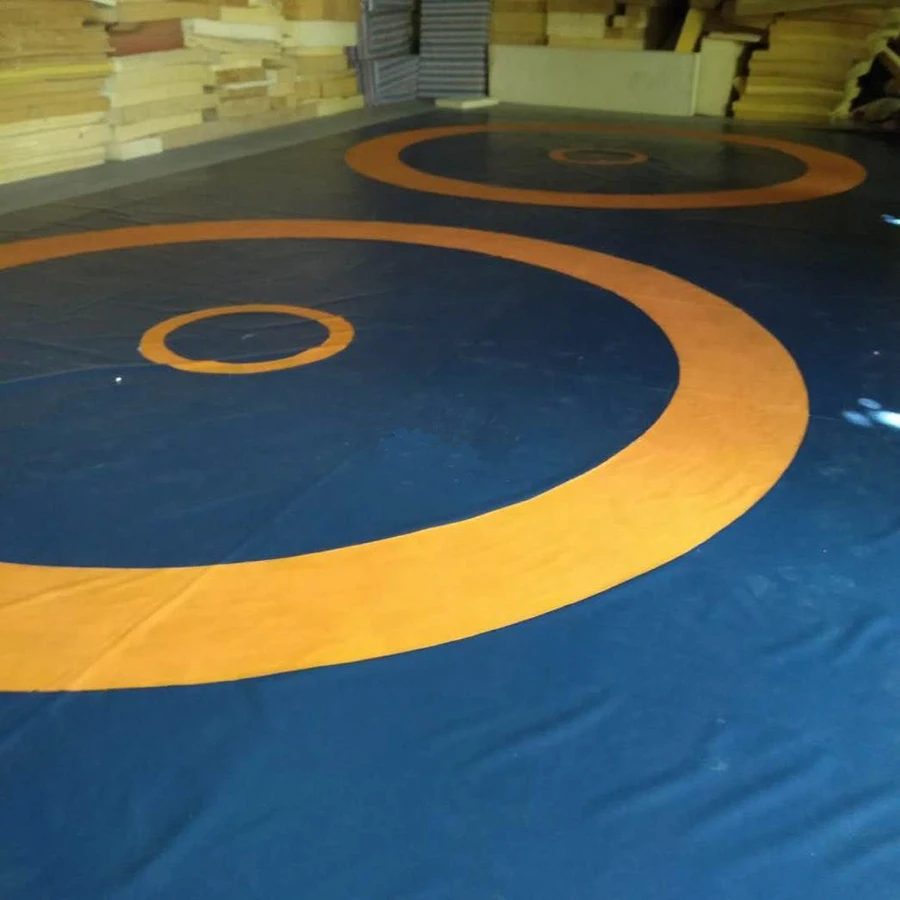 Jiu Jitsu Pro Wrestling mma Mats Cover rolling out Mats