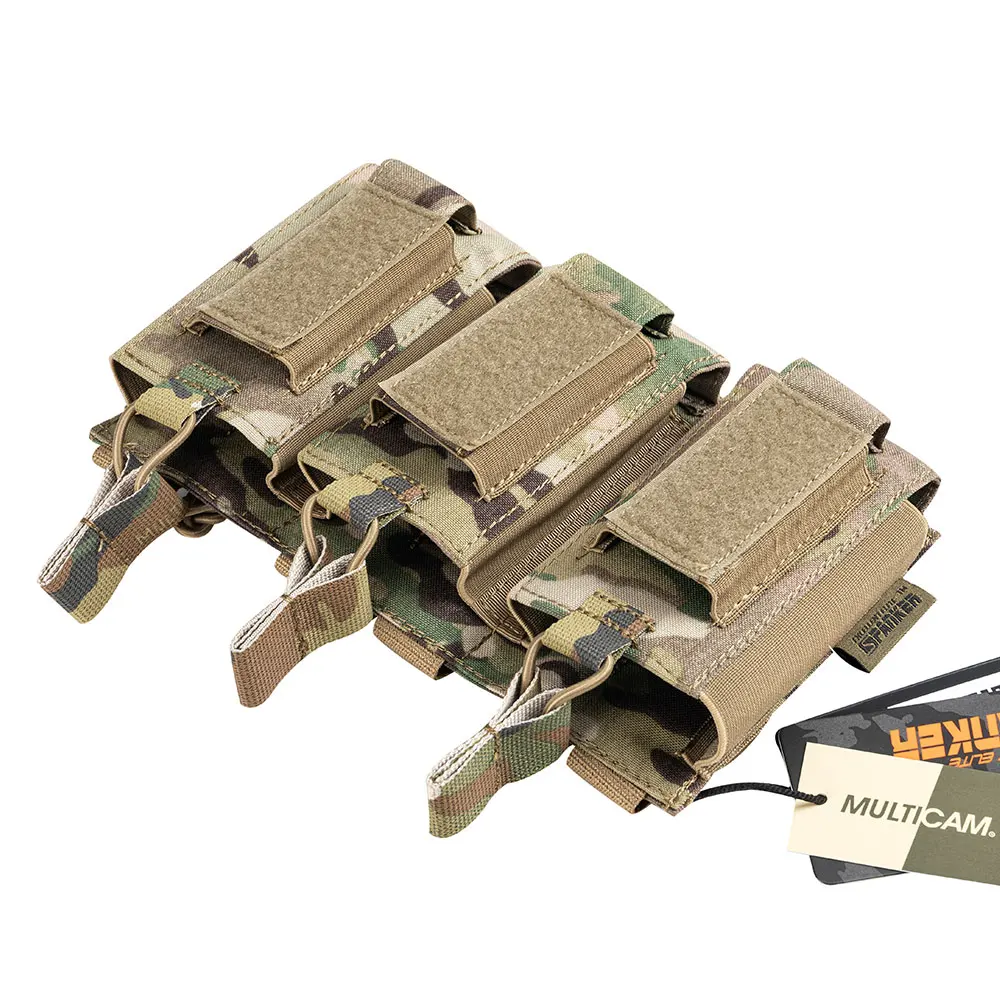 Multicam Cordura Double-Stack triple  AR 5.56mm tactical magazine pouch