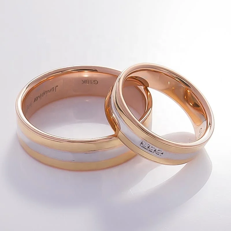 2020 Romantic Weeding ring for couple Wuzhou Redoors jewelry moissanite couple ring  Fashion and special design couple ring