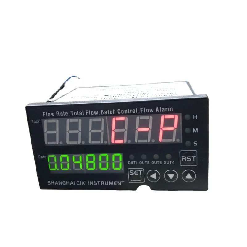 Totalizer for flow meter totalizer batch controller