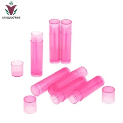 Ready to ship Black 7colors DIY 5ml empty chapstick + lids containers, lip balm cosmetic packaging screw tube