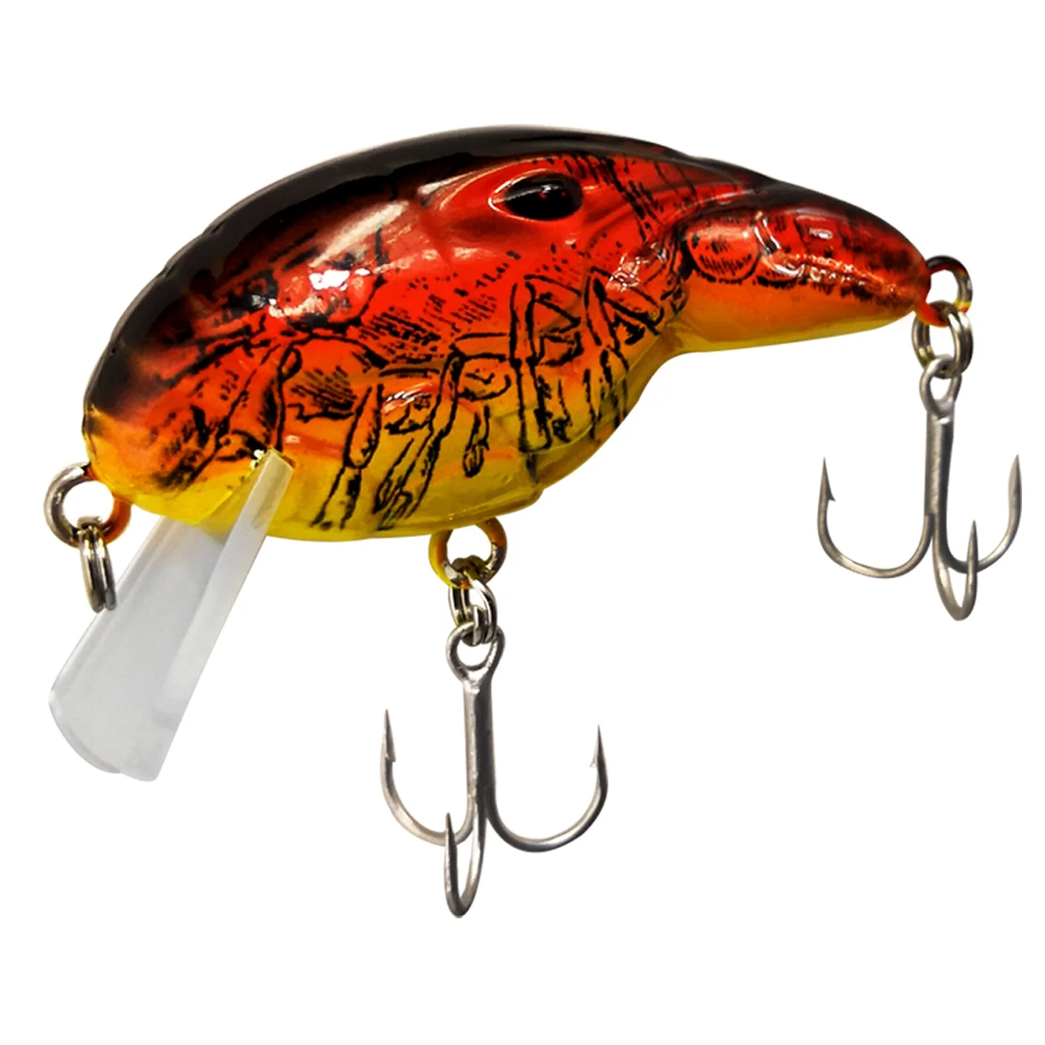 China factory abs hard bait lure wholesale tackle crawfish square bill crank bait shallow Diving Crankbait