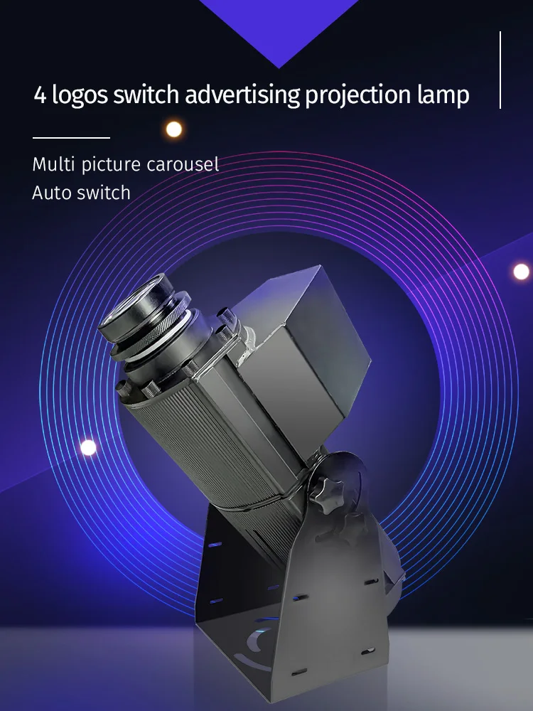 TNT Waterproof Customize Gobo Sign Light 4 Pictures Switching 400W Led Laser Adverting Projector