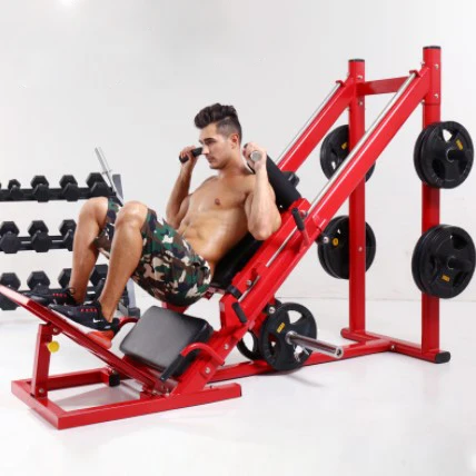 Commercial professional home gym equipment Exercise training hack squat vertical leg press machine 45 Degree leg press machine