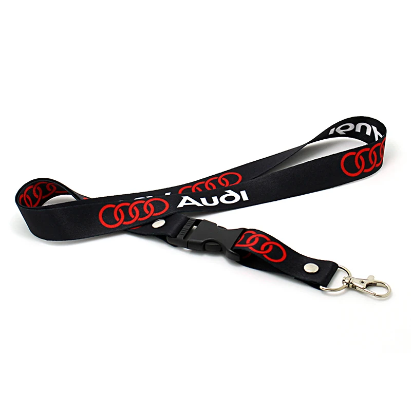 ID Card Holder Accessory Customized Printing Logo Keychain Long And Short Neck Lanyard