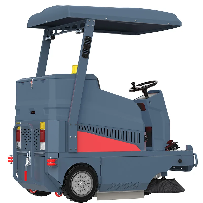 New product factory street cleaning machine electric ride-on road sweeper