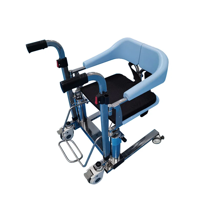 TCM-01S Pedal Lifting Transfer Transit Manual Commode Wheelchair With Toilet