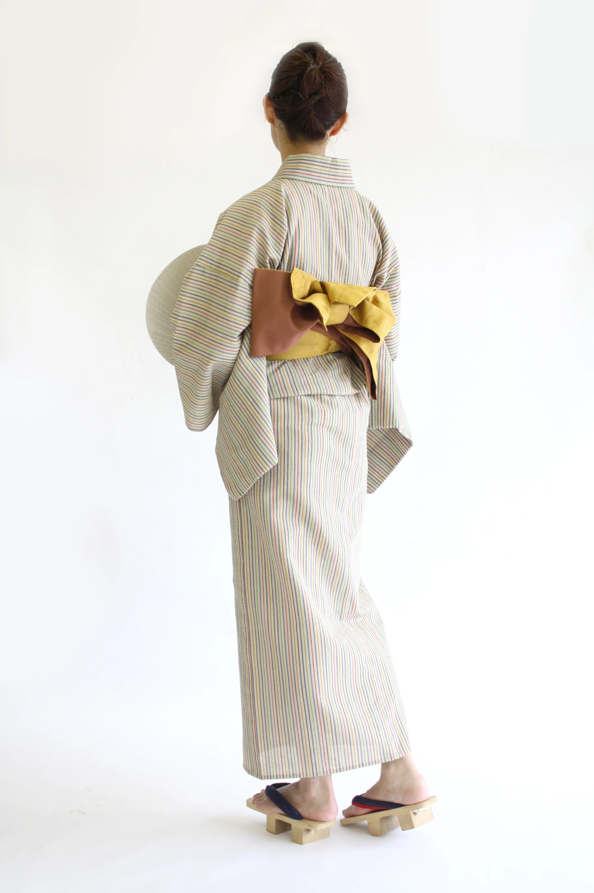 Japanese traditional craft national souvenirs hot summers grain women cotton kimono femme