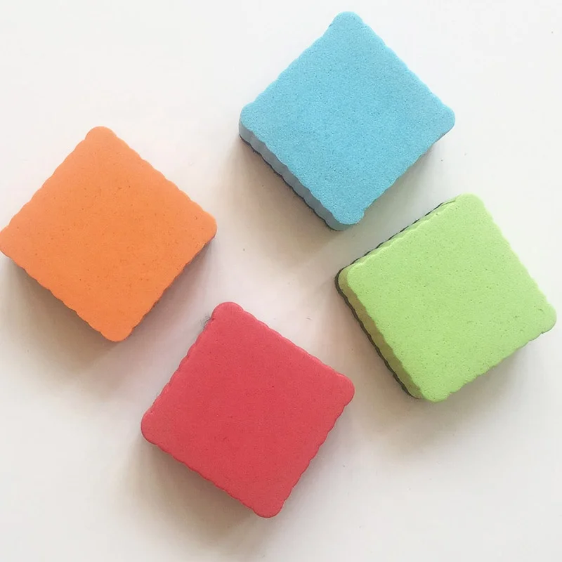 Magnetic EVA dry whiteboard eraser for whiteboard