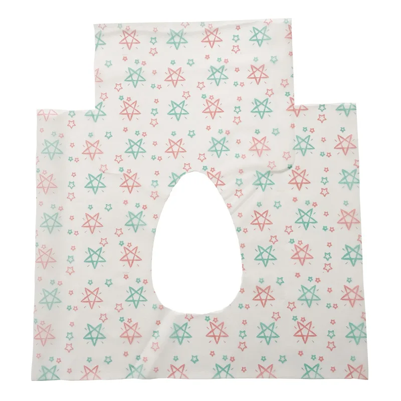 Disposable  Non woven paper baby potty training seat cover eco friendly  non-slip toilet seat pad waterproof