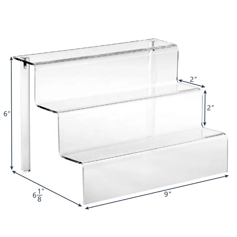 Bubble Mart Product Acrylic Display Stand Blind Box Display Riser Multi-layer Hand Show Display Doll Show Rack