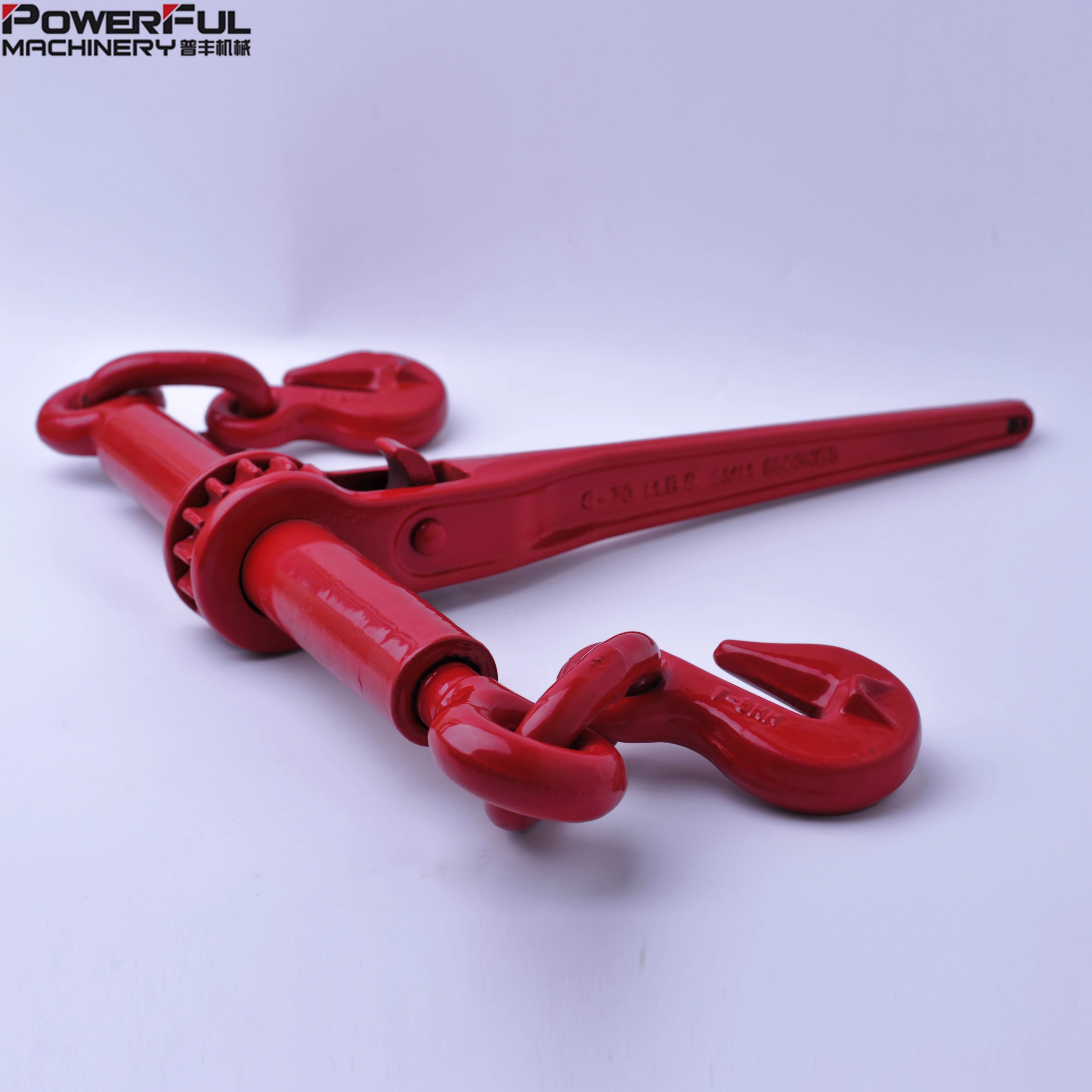 Forged and Casted Ratchet Type Load Binder with Chain