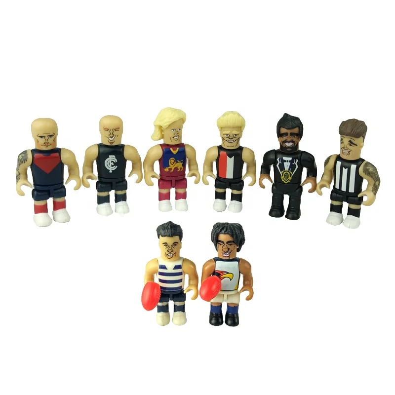 Custom Toy Supplier Mini Football Stadium Scale Model Rugby Football Field Building Blocks Toys