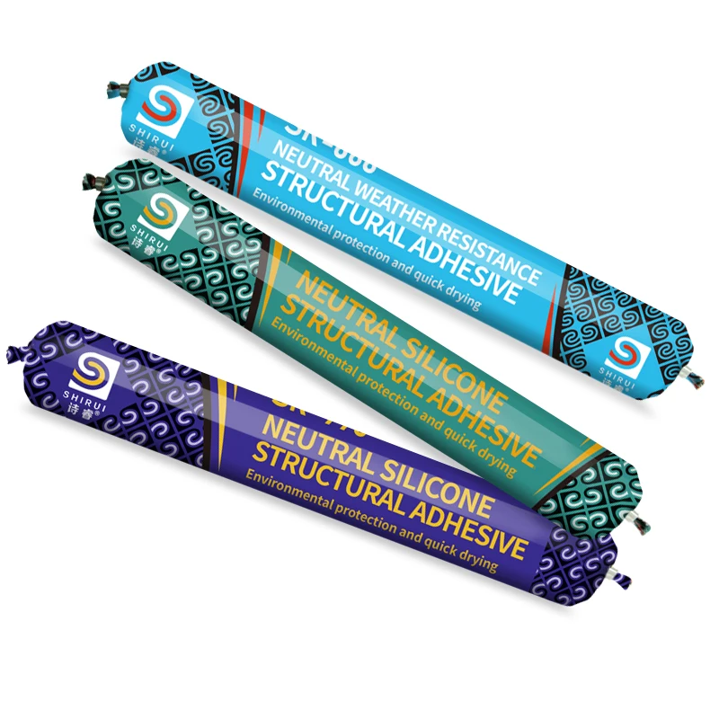 Free samples silicone sealant Adhesive Quickly drying neutral structural color silicone sealant
