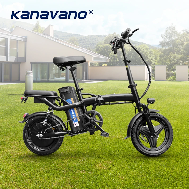 cheap adult battery power scooter Mini Folding Electric Bicycle 400W 48V 14 Inch Electric City Bike Foldable Electric Bike