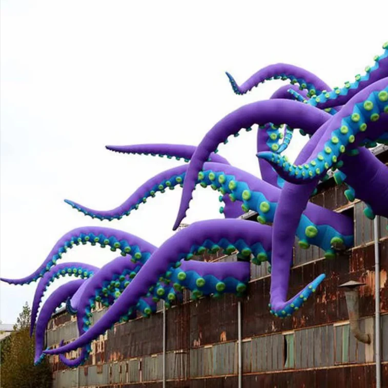 Надувные щупальца с длинным щупальцем