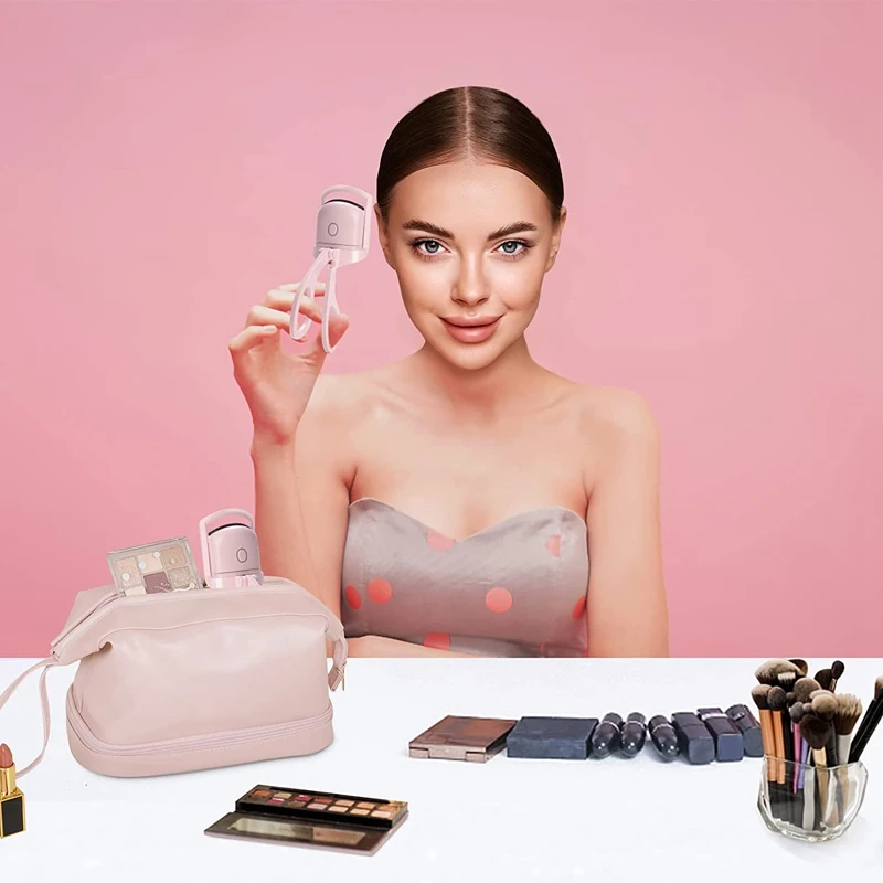 Professional Makeup use Rechargeable eyelash curler Electronic  Portable Eyelash curling tool  Mini Electric Perm Eyelash Curler