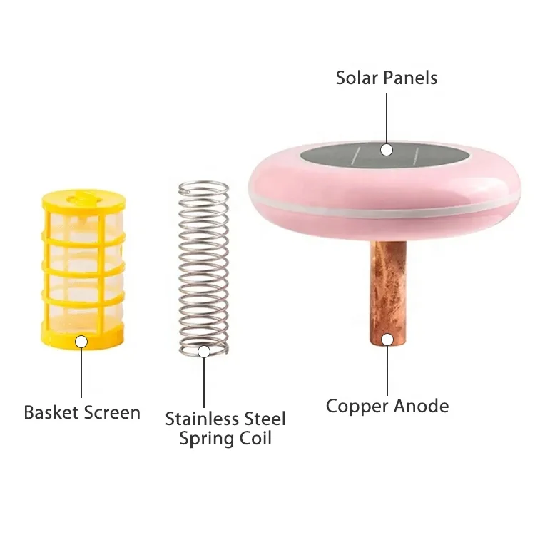 High Quality Solar Ionizer Eco-Friendly Mineral Ion Portable Water Solar Ionizer for Swimming Pool