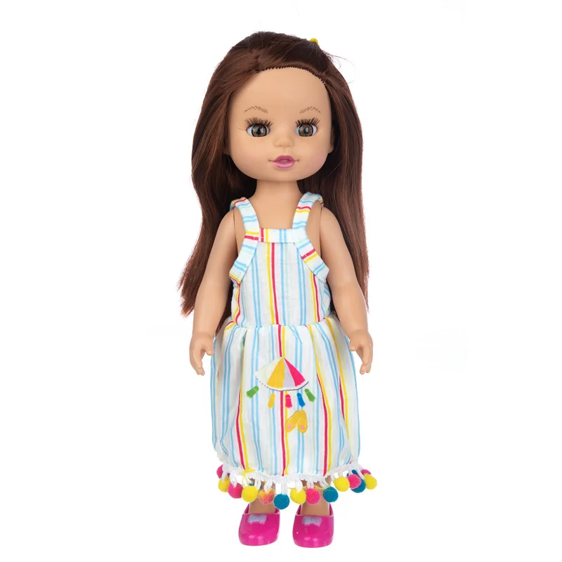 Wholesale Fashion Realistic Simulation Doll Clothes 14 Inch Vinyl Reborn Baby Dolls Toys American Girl Doll
