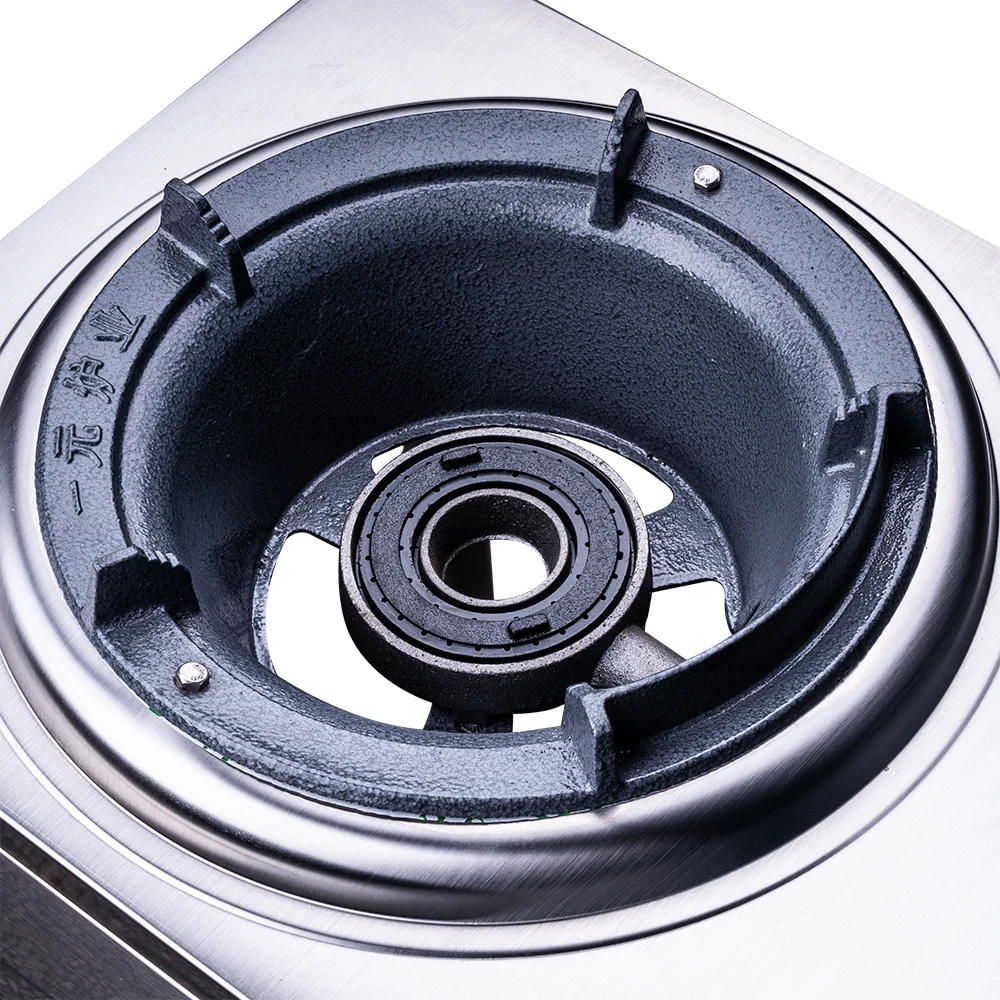 Stainless Steel Commercial One burner Gas Wok Stove High Pressure for Home and