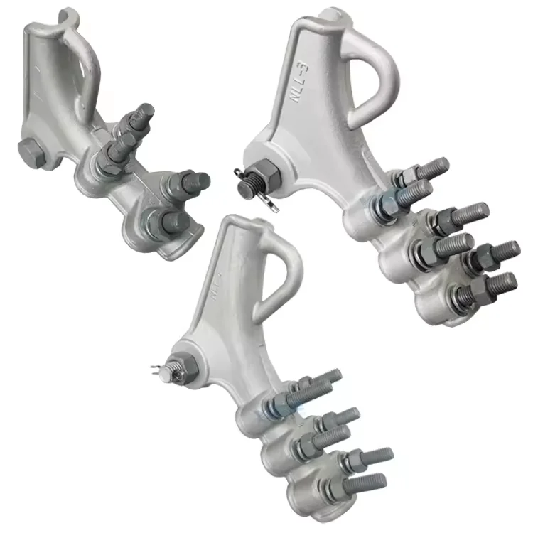 RF NLL Series Aluminum Strain Tension Clamp End Strain Clamp Alloy Wedge TypeFor Overhead Power Line Cable Attachment