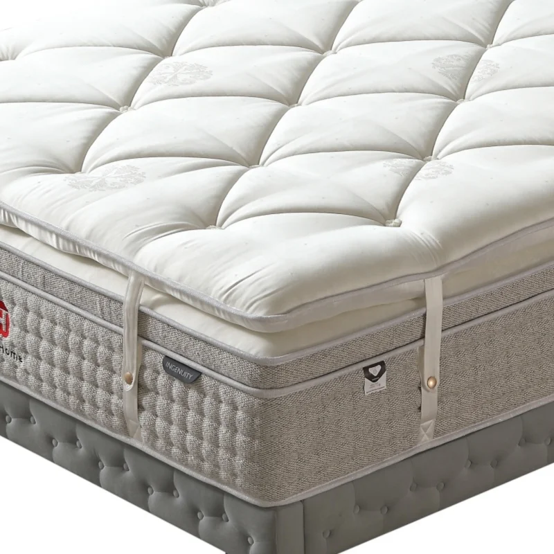 Custom Luxury Hypo-allergenic Zoned Pocket Spring Mattresses King Size Latex Mattress