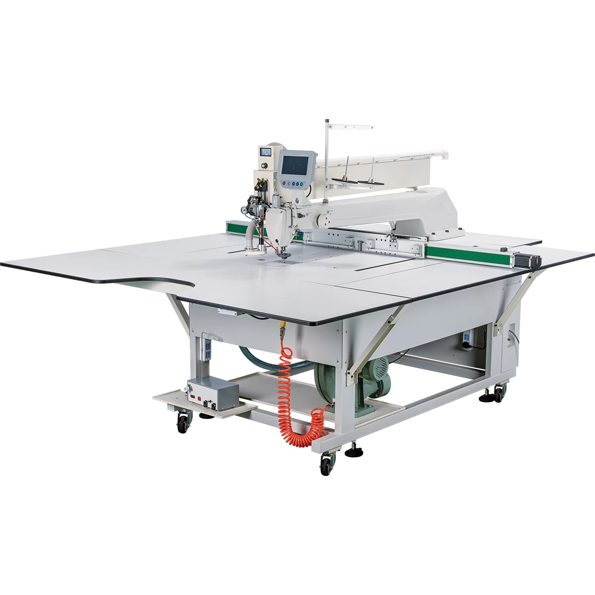 QK-RS90H heavy thick material fabric 90x130cm double screw smart intelligent pattern sewing machine for Garment