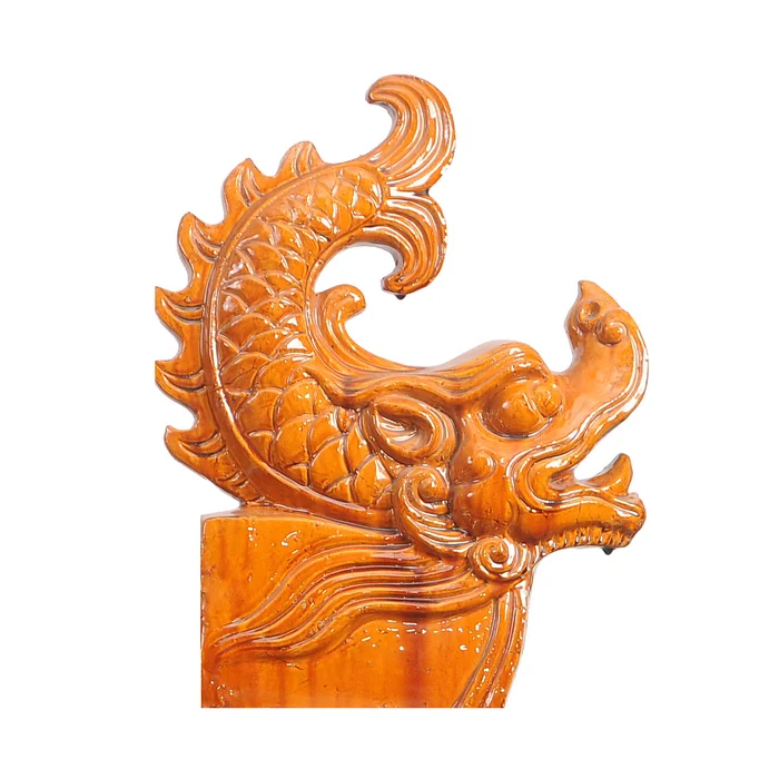 Traditional Chinese Ceramic Dragon Roof Finials Roof Decoration China Temple Mosque