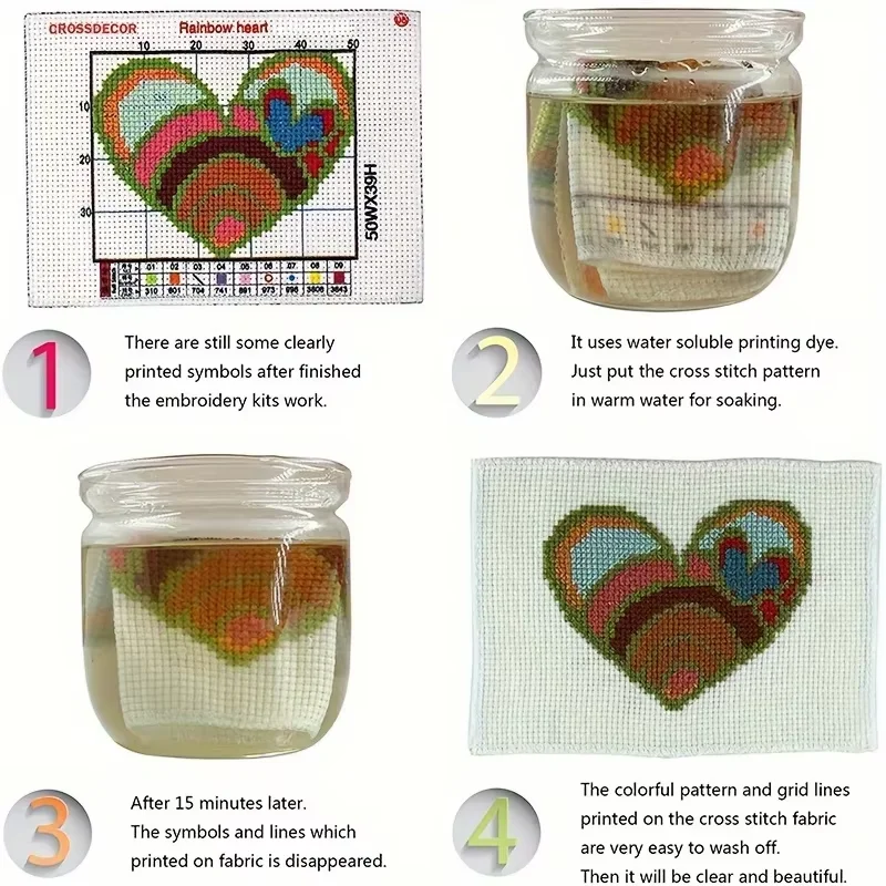 NKF Lotus(4)(whole Picture) Embroidery Thread DMC Floss Wholesale Multi Colors 100% Cotton Cross Stitch Kit