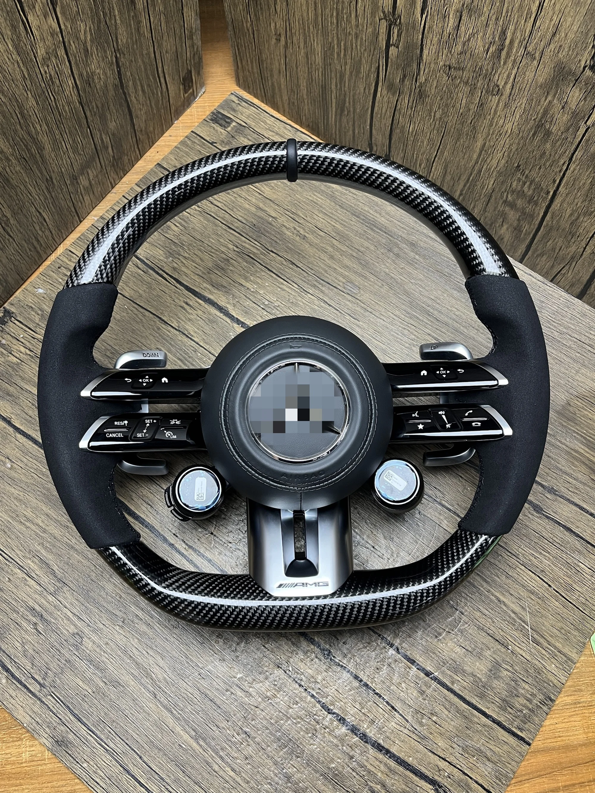 DLS Руль кожаный для Mercedes 2021 2022 2023 w166 W177 A Class GT W213 W246 X253 w205 w222 amg