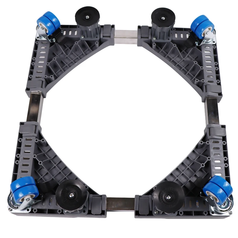 Washing machine stand adjustable movable thickened SS tube washer dryer refrigerator base