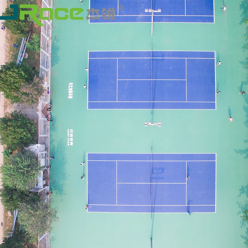Outdoor Silicon PU Tennis Sport Court Surface Paint