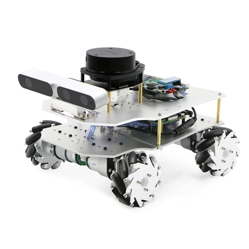  Образовательный комплект mecanum wheel ROS робот автомобиль с камерой Lidar UGV Lizarbot