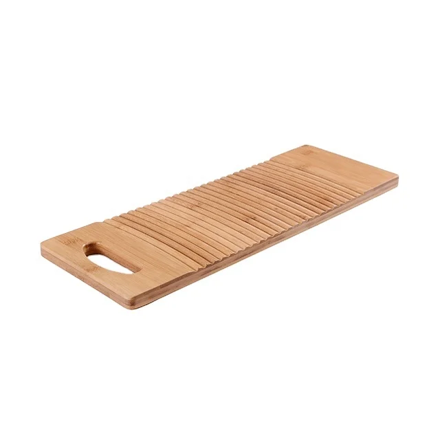 natural bamboo washboard for hand washing clothes