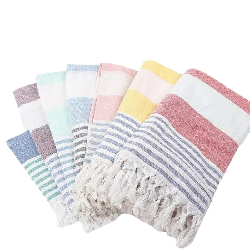 Cooling Mexican Blanket Camping Beach Towel In Bulk Cotton Quick Dry Turkish Beach Towel Blanket