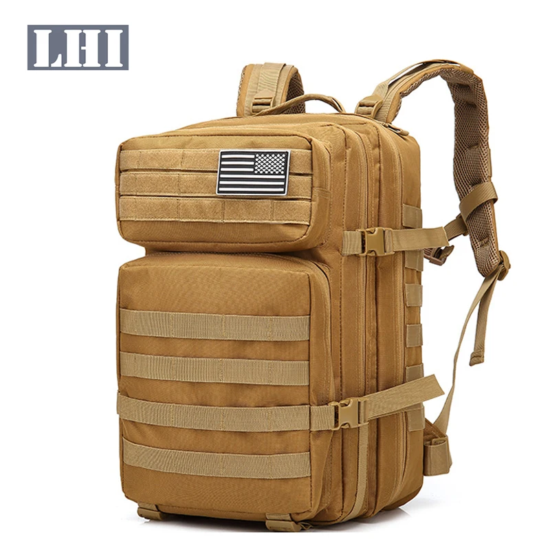 LHI Outdoor Gimnasio Esportiva Mtb Multi_Funcion Para Ciclismo Impermeables Oxford Grandes Camufladas Tactica_Mochila